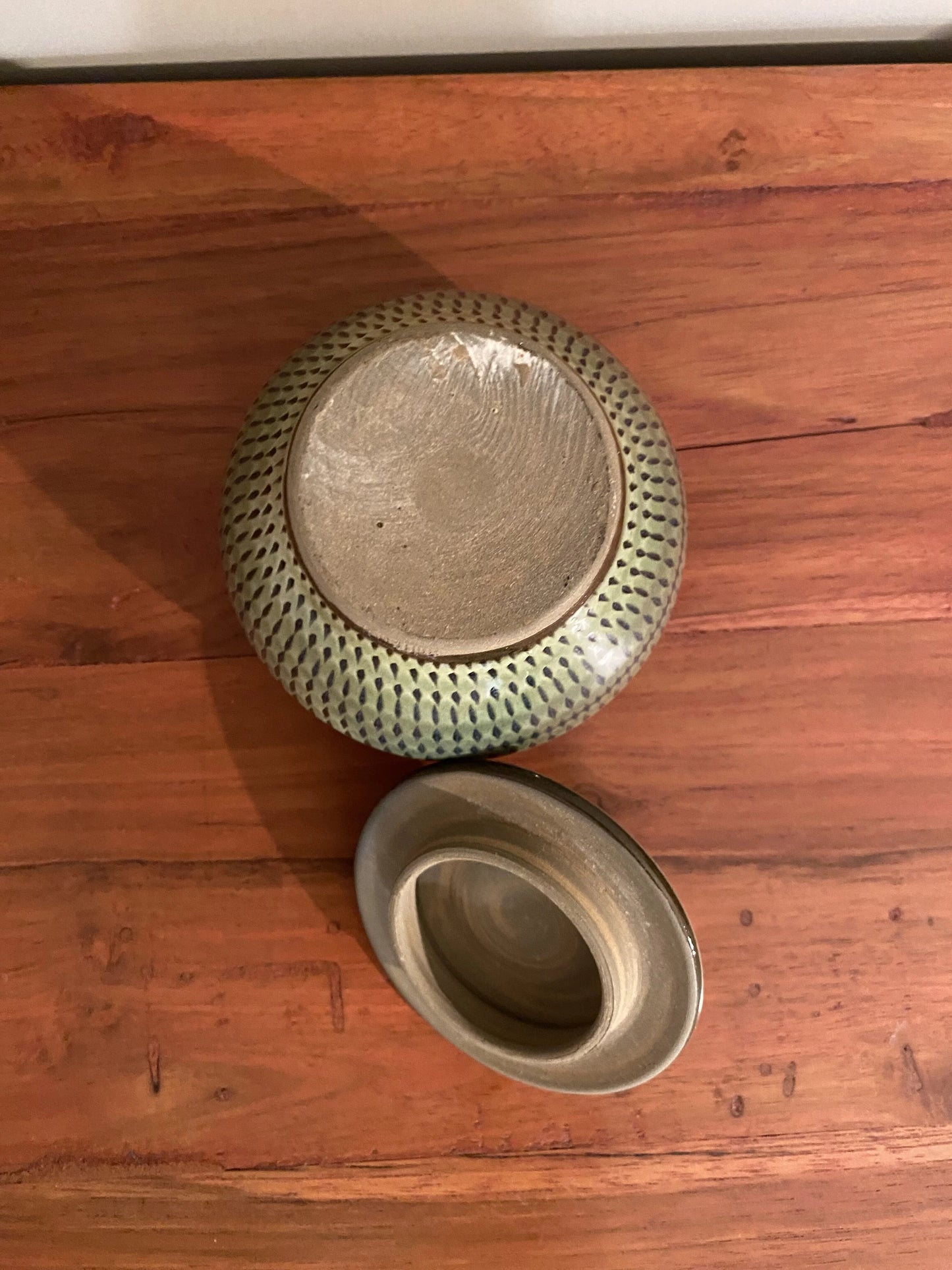 〈小鹿田焼〉一合壺