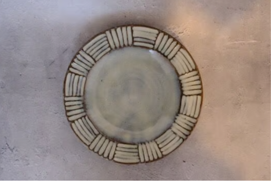 〈やすとし窯〉7寸皿 22cm