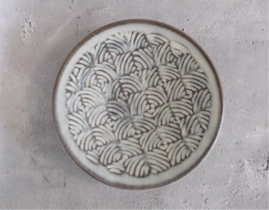 〈やすとし窯〉7寸皿 22cm