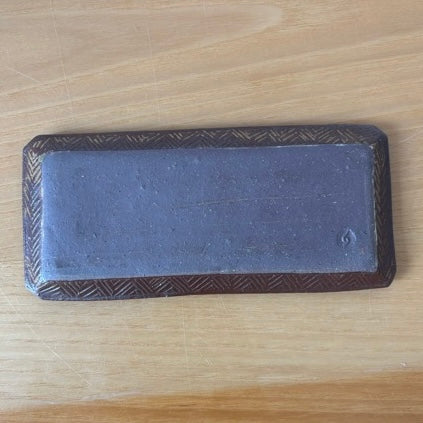 〈羅以音窯〉アフリカ彫刻・長方形皿(細)