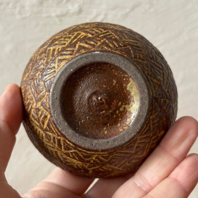 〈羅以音窯〉アフリカ彫刻・豆鉢皿 B