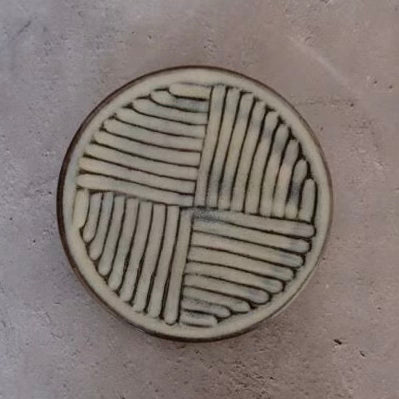 〈やすとし窯〉5寸皿 約16cm