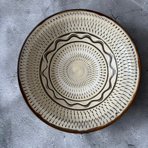 〈小鹿田焼〉8寸深鉢