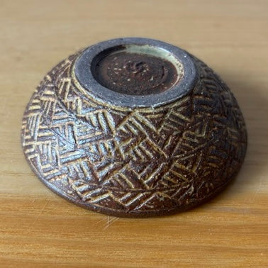 〈羅以音窯〉アフリカ彫刻・豆鉢皿 C