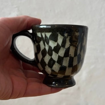 〈河井達之〉コーヒーカップ 練り上げ