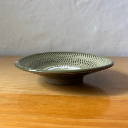 〈小鹿田焼〉5寸平皿飛び鉋A