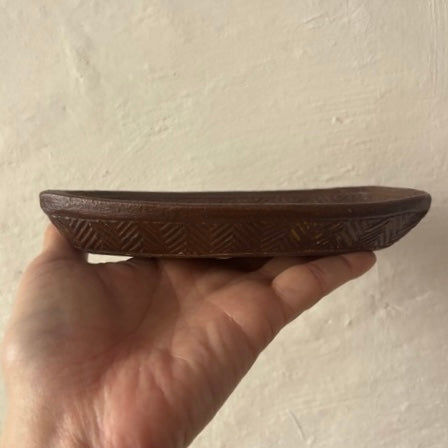 〈羅以音窯〉アフリカ彫刻・船形鉢A