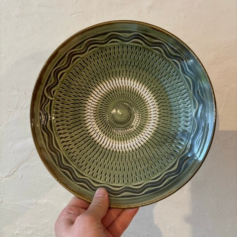 〈小鹿田焼〉8寸平皿