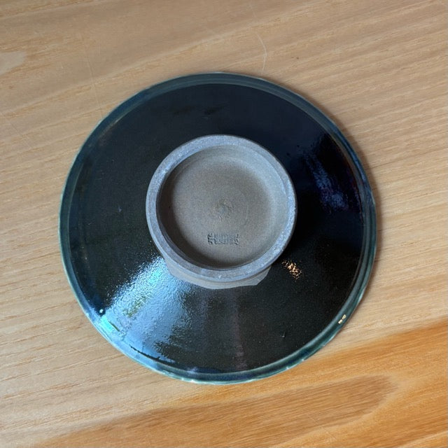 〈小鹿田焼〉5寸平皿刷毛目B