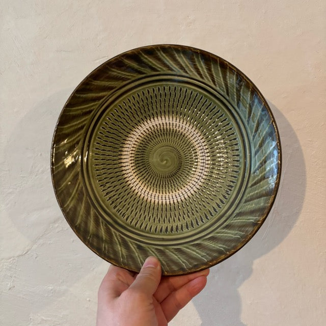 〈小鹿田焼〉8寸平皿