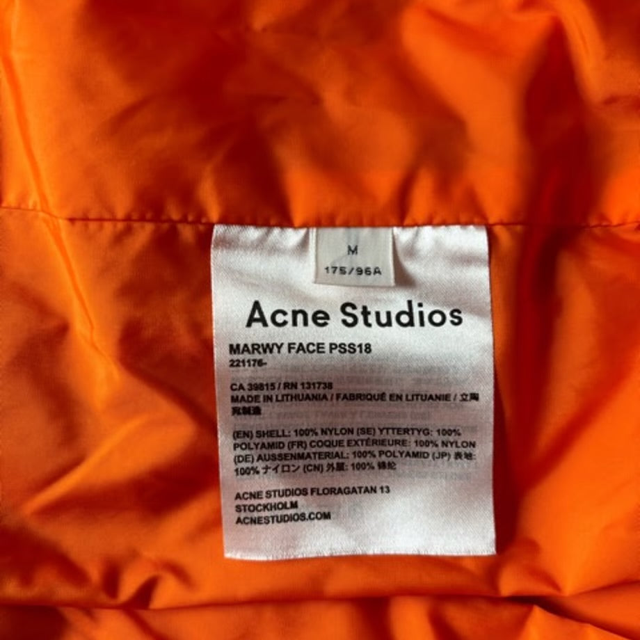 〈Acne Studios〉 18SS Marwy Face Jacket